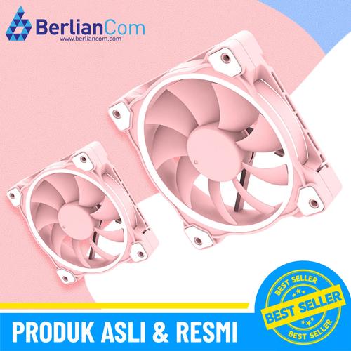 Gambar ID-COOLING IDCOOLING ZF-12025 Pastel Piglet Pink 120mm PWM Fan dari BerlianCom Kota Surabaya Tokopedia