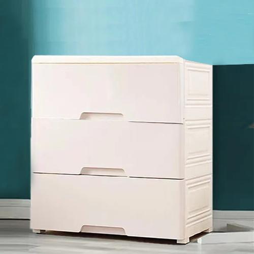 Foto Produk PLASTIC STORAGE CABINET, LEMARI/LACI PLASTIK Putih - 3 Susun dari SUNXIN