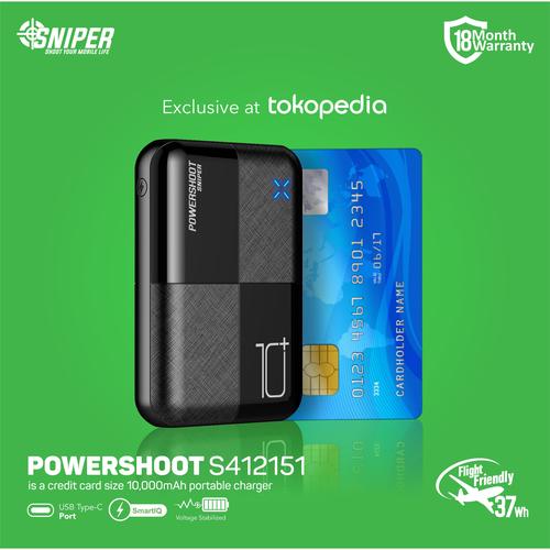 Foto Produk Powerbank Sniper 10000 mAh Powershoot S412151 dari Sniper Indonesia