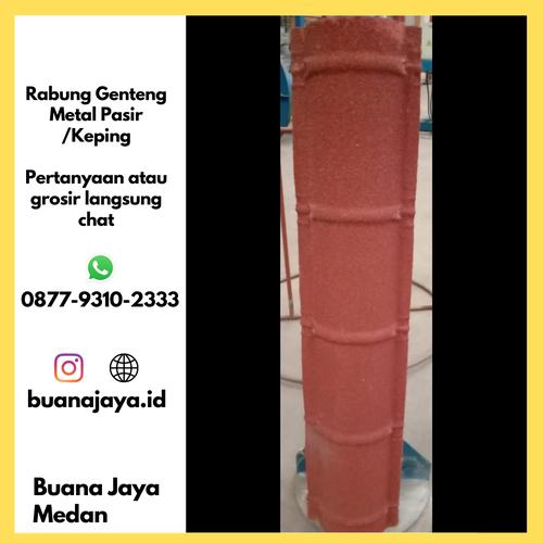 Jual Rabung Nok Genteng Metal Pasir 0,25mm Atap Roof Merah Hitam Medan ...
