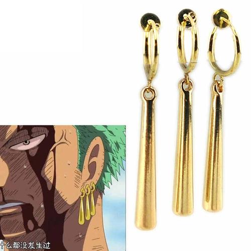Gambar OP014 – Anting Jepit Tanpa Tindik Cosplay Jepang One Piece Zoro dari Dera no Shoppu Kota Malang Tokopedia