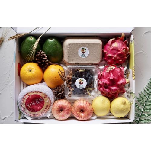 Foto Produk Parcel Buah ABOVE (A Box of Vegetables) / Silver Set Hampers dari Above (A Box Of Vegetables)