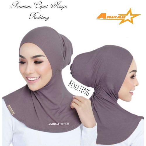 Foto Produk Ciput Ninja Resleting / Ciput Kerudung / inner ninja - Milo dari Amirah Star