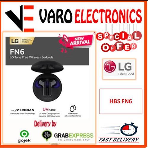 Jual LG Tone Free Wireless Buds Tone Type HBS FN6 HBSFN6 - HITAM - Kota  Depok - varoelectronics | Tokopedia