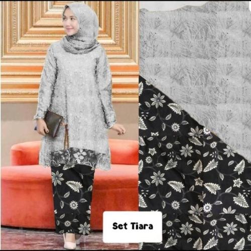 Foto Produk ARU SET TIARA Batik kebaya setelan pakaian muslim wanita dari WHITE__SHOP