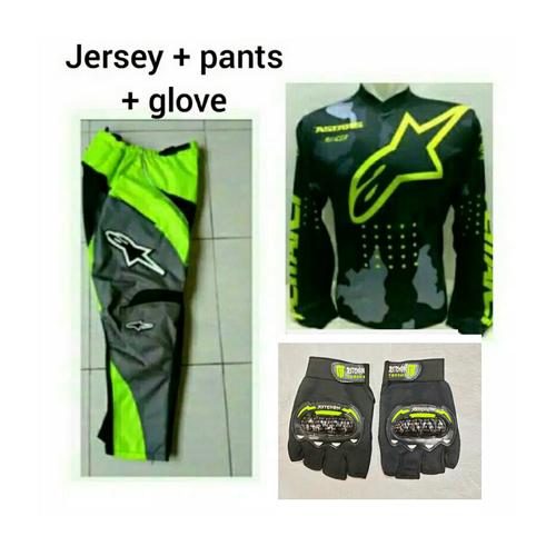 Foto Produk jerset stelan jersey celana trail celana motor cross trabas ASTN8 dari lapakbdg