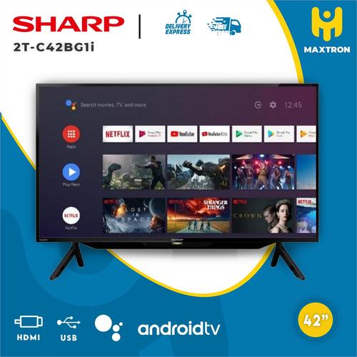 Jual Tv Led Sharp 42 Inchi 2t C42bg1i Full Hd Android Tv Kota Batam Maxtron Store Tokopedia