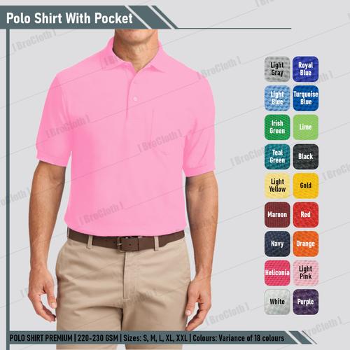 t Shirt Polo/kaos - Light Pink, XXL 