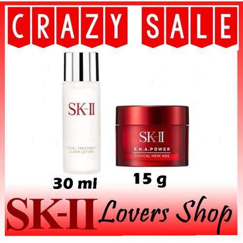 Foto Produk SK-II/SK2/SKII/SK II CLEAR LOTION + RNA POWER CREAM 15 G dari SK-II LOVERS SHOP