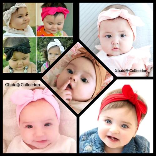 Foto Produk BANDO BAYI BANDANA ANAK HEADBAND ANAK PEREMPUAN ELASTIS - Hijau dari wowkereen