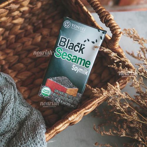 Foto Produk Yonsei, Black Sesame Soymilk 200ml dari Nourish Indonesia