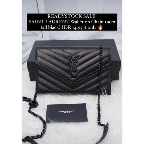 Jual YSL wallet on chain cm Kota Surabaya The Papina - Main Image