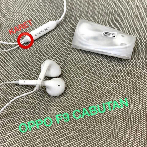 Foto Produk HF/HEADSET OPPO F9/A9 2020 ORIGINAL CABUTAN 100% dari Family Jaya_Official