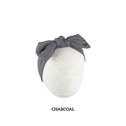 Foto Produk Classic Knot Headband - Charcoal dari Little Palmerhaus