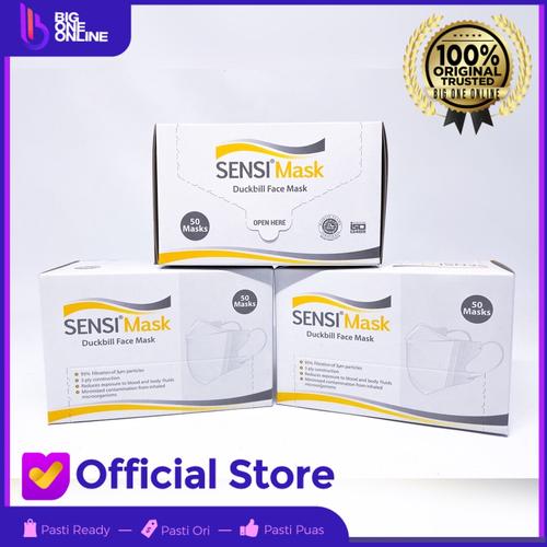 Foto Produk Masker SENSI Duckbill, Masker Duckbil 3ply Sensi, Sensi 3 ply Original dari BigOneOnline