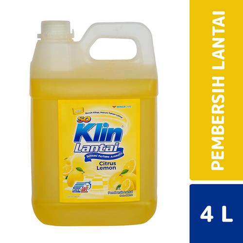 Foto Produk So Klin Lantai Citrus Lemon 4 Liter dari Mesinlaundry