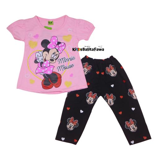 Foto Produk Setelan Mickey Mouse uk 2-3 Tahun / Baju Anak Karakter Perempuan dari Kios Balita Fawa