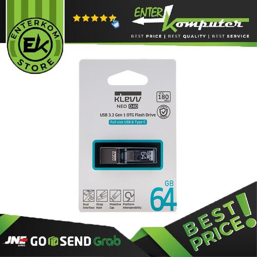 Foto Produk KLEVV NEO D40 64GB - USB 3.2 Gen 1 OTG Type C & USB Type A dari Enter Komputer Official