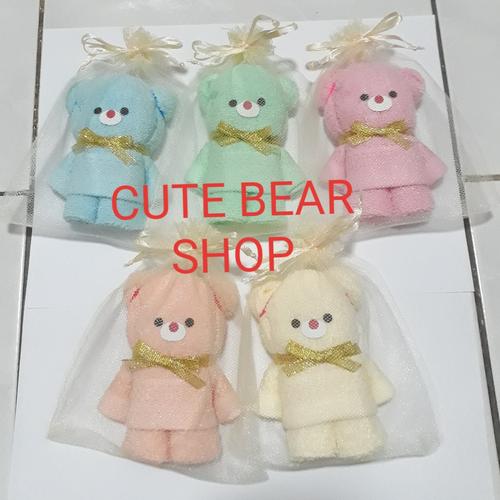 Foto Produk Souvenir Handuk Bordir Kelahiran Bayi/Baby Born One Month/Ulang Tahun dari Cute Bear Shop