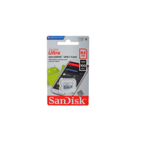 Gambar Micro SD SanDisk Ultra 64gb Speed 100mbps Class 10 MicroSD 64 gb dari PojokITcom Pusat IT Comp undefined Tokopedia
