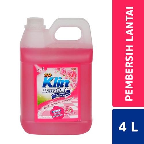 Foto Produk So Klin Lantai Rose Bonquet 4 Liter dari Mesinlaundry