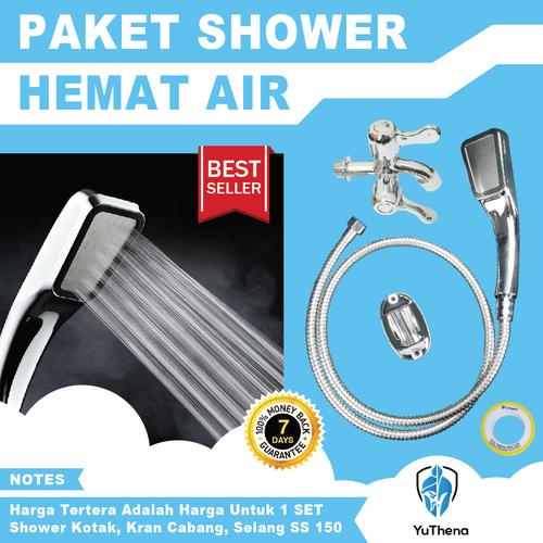 Foto Produk PAKET MURAH GILA Shower Kotak Murah Dan Kran Cabang dari YuThena Official Store