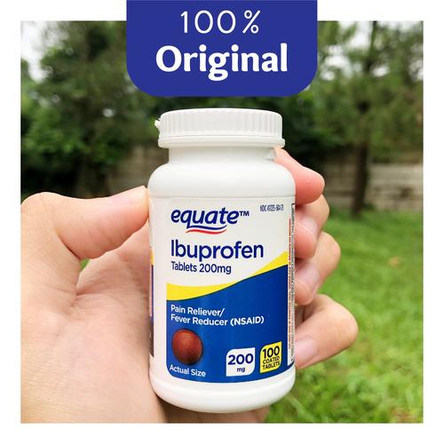 Foto Produk Equate Ibuprofen 100 Caplets - Pain Reliever - Original dari Soho Nootropics