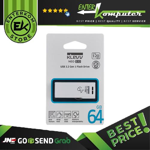 Foto Produk KLEVV NEO S32 64GB - USB 3.2 Gen 1 - K064GUSB4-S3 / Flashdisk 64GB dari Enter Komputer Official