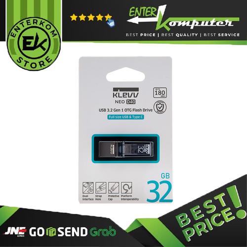 Foto Produk KLEVV NEO D40 32GB - USB 3.2 Gen 1 OTG Type C & USB Type A dari Enter Komputer Official