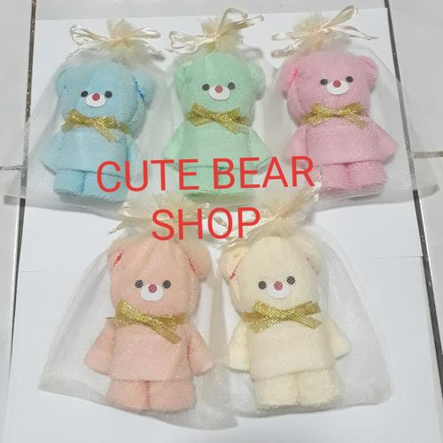 Foto Produk Souvenir Handuk Beruang Lucu/Kelahiran/One Month/Ulang Tahun Tile dari Cute Bear Shop