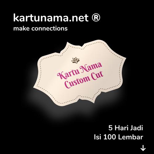 Gambar Kartu Nama Die Cut dari Kartu Nama Indonesia Jakarta Selatan Tokopedia