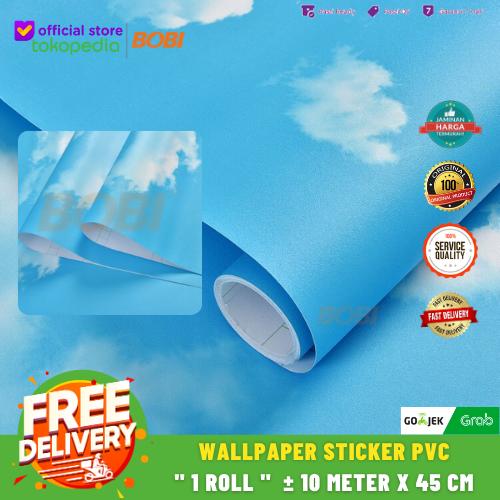 Foto Produk Wallpaper Sticker Motif Awan Langit B-5008 - Awan Polos dari AbadinternasionalTrading
