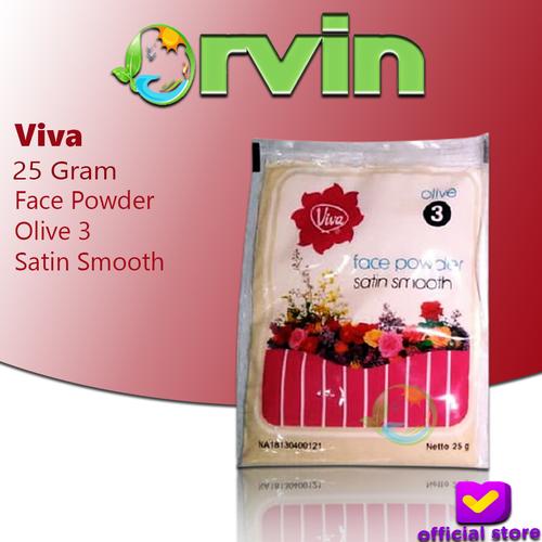Foto Produk Viva Face Powder Satin Smooth 3 Olive 25G / Bedak Wajah / dari Orvin Health & Beauty
