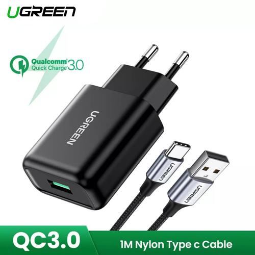 Foto Produk Charger UGREEN Quick Charge 3.0 with USB Type C Cable dari U.SHOP