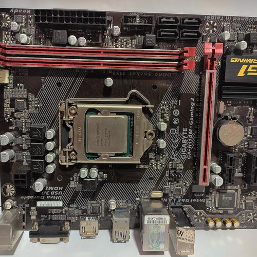 Jual motherboard gigabyte h110 gaming 3 + Intel pentium g4560+ram ddr4
