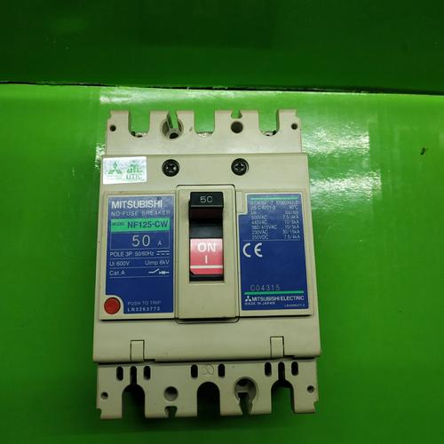 Foto Produk MCCB MITSUBISHI 50A 3P NF125-CW MULUSS dari ASAAH Elektrik