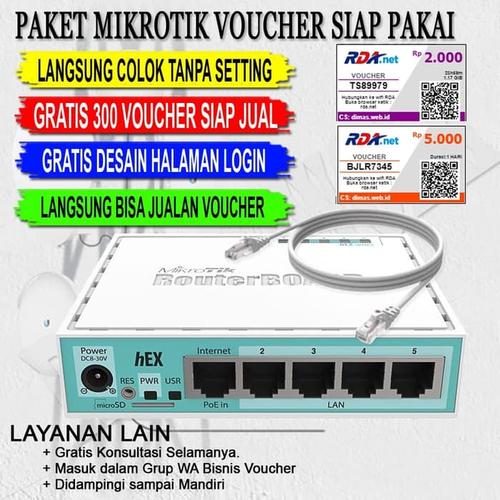 Gambar Paket Mikrotik Hotspot 100 user aktif RB750gr3 + 2 buah AP indoor dari DIMAS ALFARUQ Kab. Bondowoso Tokopedia