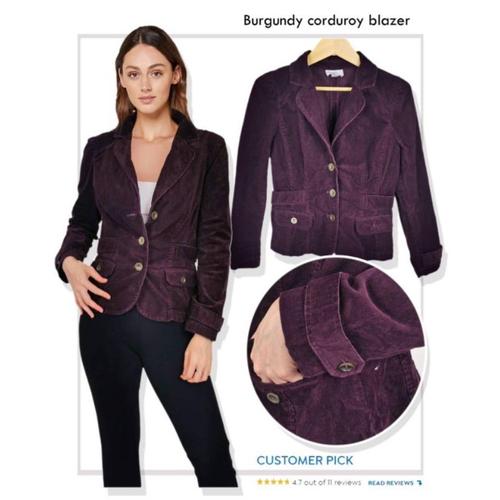 Jual LOFT CORDUROY BLAZER ORIGINAL - 0 