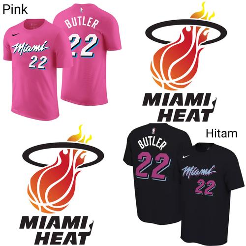 T shirt Kaos Baju Basket Miami Heat 