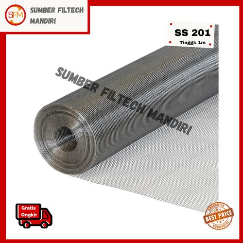 Gambar Kawat Nyamuk Stainless Steel (201) Wire Mesh 18 x 0.34mm x 1m (SS 201) dari Sumber Filtech Mandiri Jakarta Utara Tokopedia