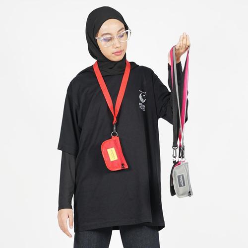Foto Produk DailyOutfits Lanyard Walet Hanging Wallet Tootles Series Unisex - Merah dari Daily Outfits DYO