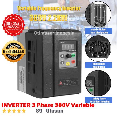 Jual INVERTER 3 Phase 380V Variable Frequency Motor Drive Speed Control ...
