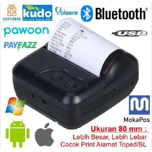 printer thermal 80mm bluetooth