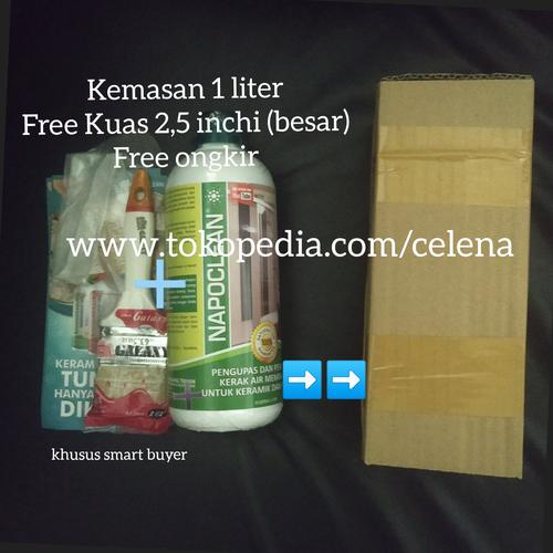 Foto Produk Napoclean Strong 1 liter HIJAU pembersih kerak keramik porselen dari Celena