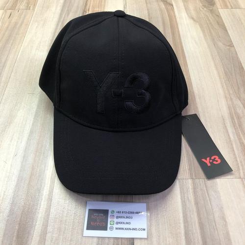 Jual Y-3 Embroidery Logo Cap Black Best 