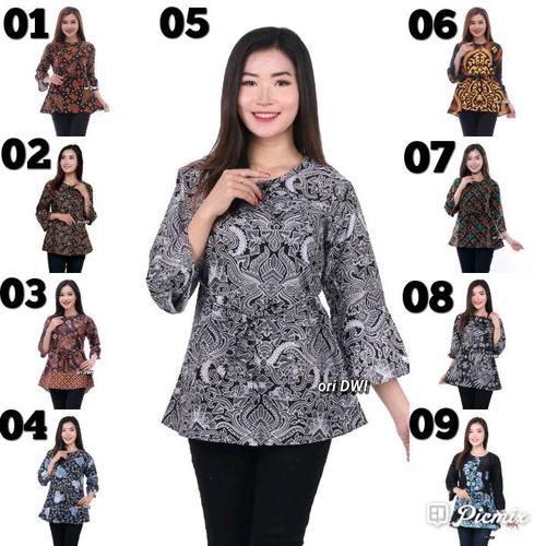 Foto Produk BLOUSE BATIK|ABBATIK|NEW ARRIVAL MERAKK MOTIF dari AB BATIK