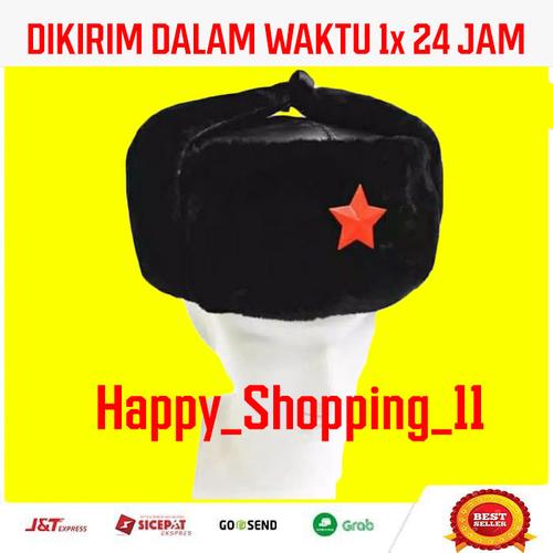 Jual New Topi winter hangat rusia 