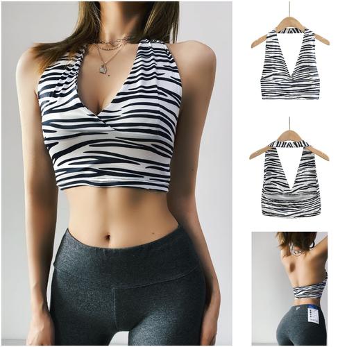Jual TANK TOP ZEBRA WANITA BACKLESS 