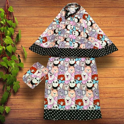 Foto Produk Mukena anak karakter 2-6 tahun - Teddy bear, M dari YKS_STORE01