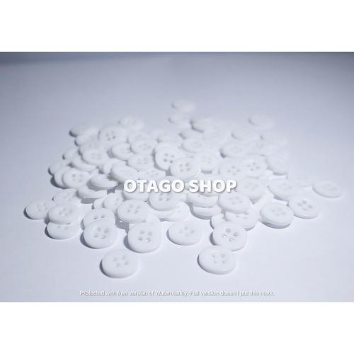 Foto Produk Kancing kemeja warna lubang 4 - Putih dari otago shop